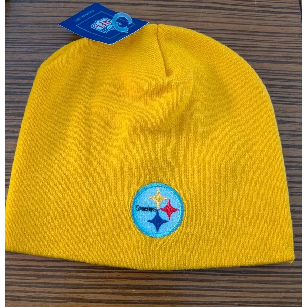 NWT Dead Stock Y2K Reebok Pittsburgh Steelers Beanie Winter Hat NFL